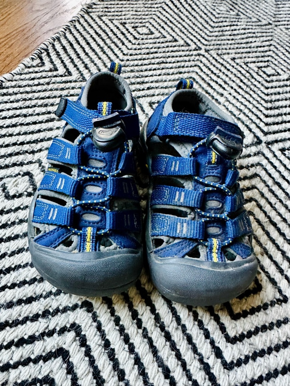 Keen Toddler Navy Blue Closed-Toe Adventure Sandals - Water Friendly
